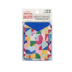 New 2.5" x 3.5" Adhesive Cell Phone Wallet, 1pc. by Fab Finds